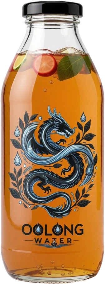 Oolong Water kombucha bottle